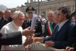 Papa Benedetto XVI e le autorità di Arenzano